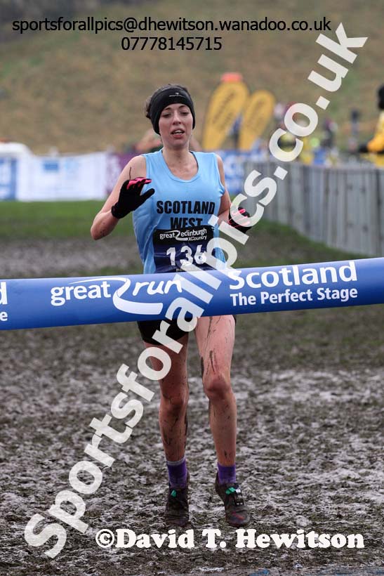 Celtic Nations senior and junior womens Great Edinburgh Cross Country. Photo: David T. Hewitson/Sports for All Pics